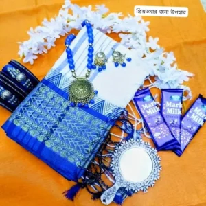 Tangail Suti Saree Combo Gift Box - স্নিগ্ধ ভালোবাসার উপহার
